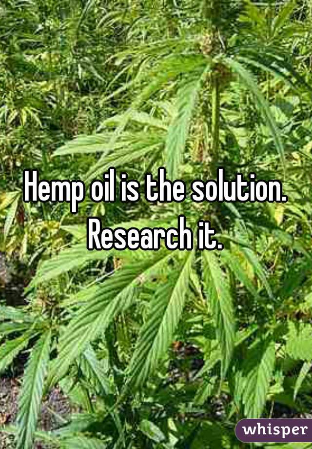Hemp oil is the solution. Research it. 