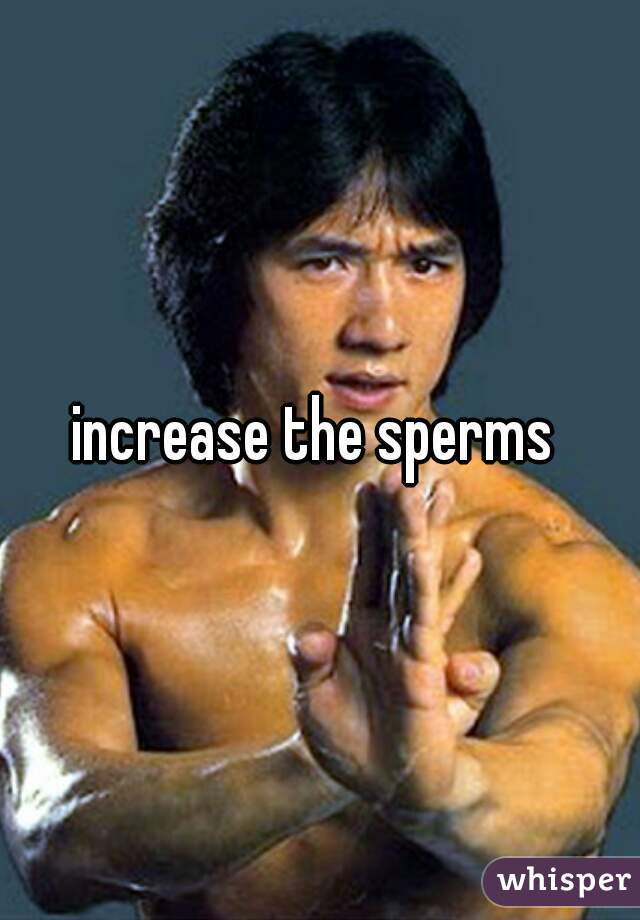 increase the sperms 