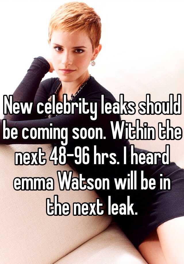 New celebrity leaks should be coming soon. Within the next 4896 hrs. I