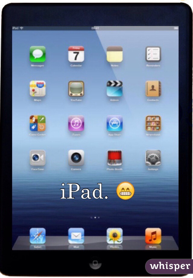 iPad. 😁