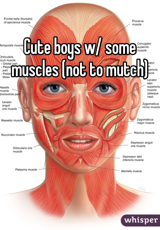 Cute boys w/ some muscles (not to mutch)