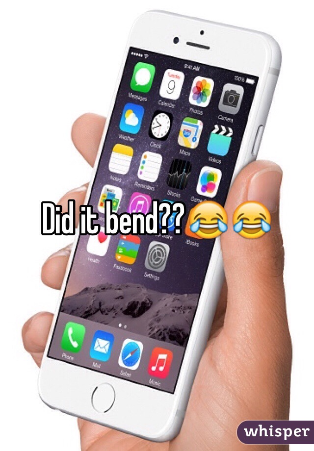 Did it bend??😂😂