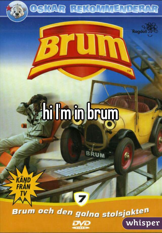 hi I'm in brum