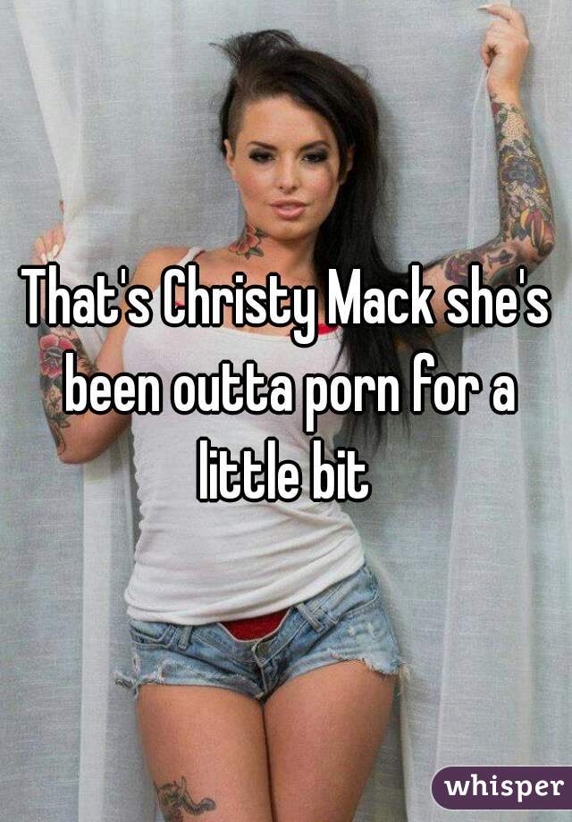 That's Christy Mack she's been outta porn for a little bit 