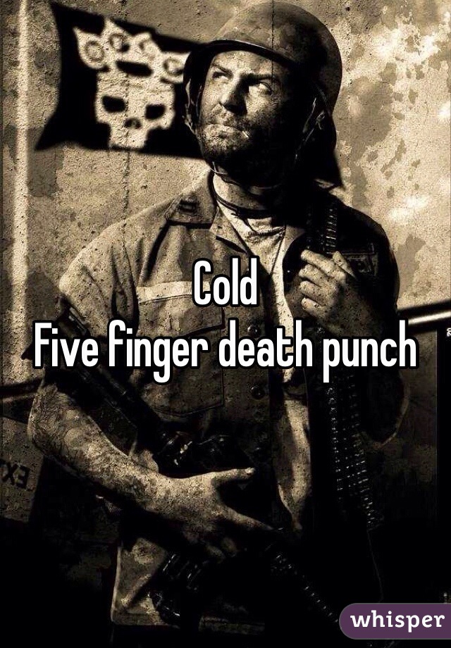 Cold 
Five finger death punch