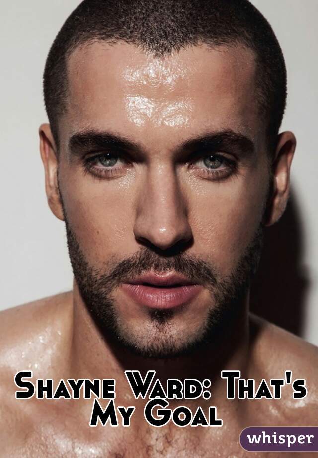 Shayne Ward: That's My Goal  