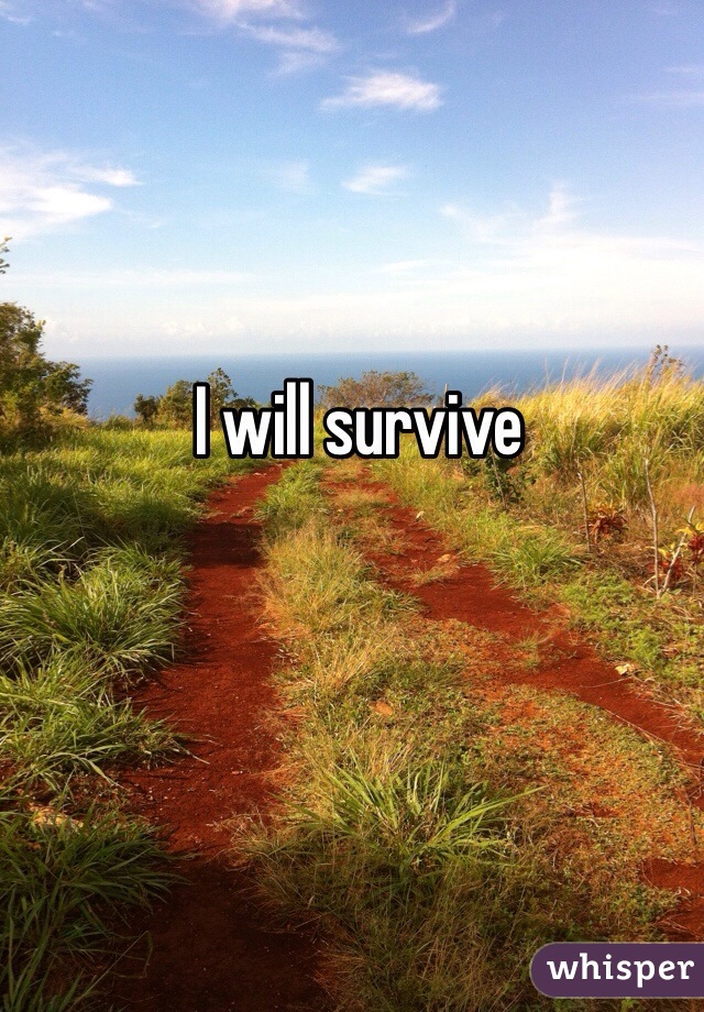 I will survive 