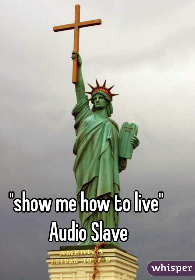 "show me how to live" Audio Slave