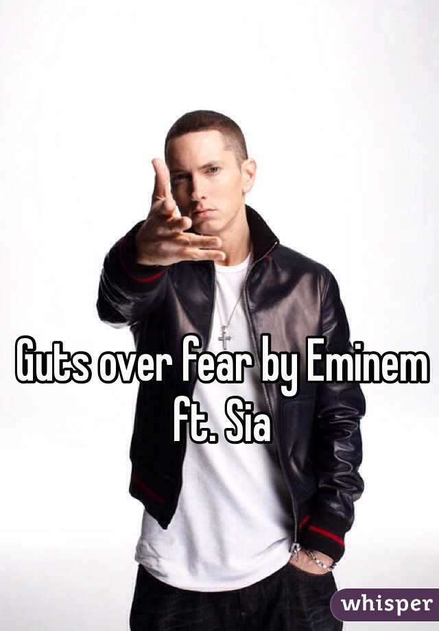 Guts over fear by Eminem ft. Sia 