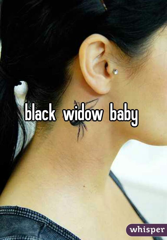 black  widow  baby 