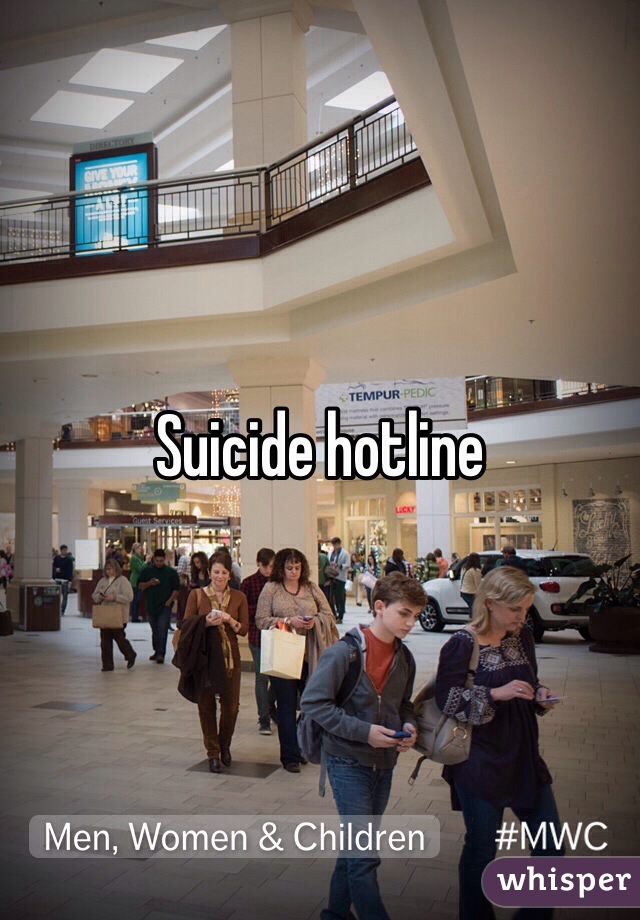 Suicide hotline