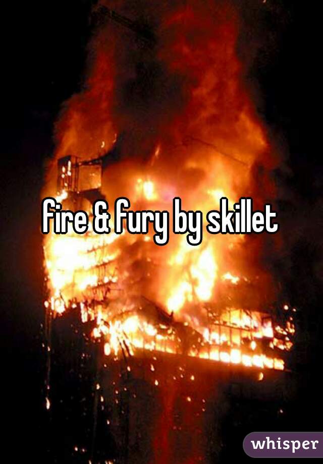 fire & fury by skillet