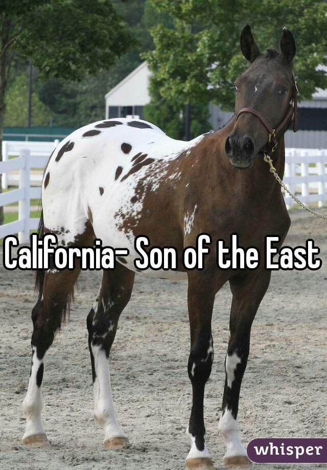 California- Son of the East