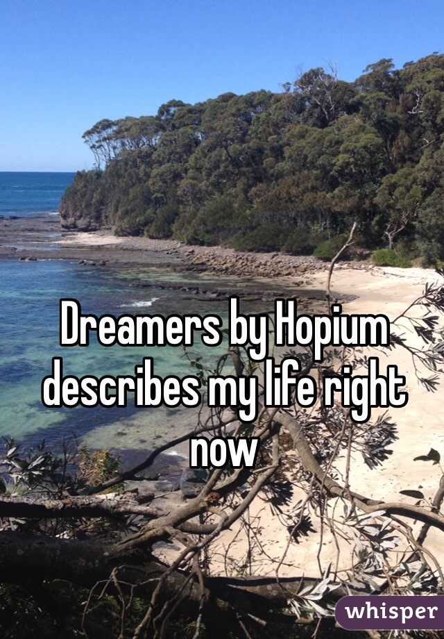 Dreamers by Hopium describes my life right now