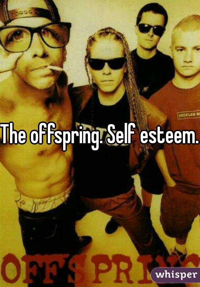 The offspring. Self esteem.