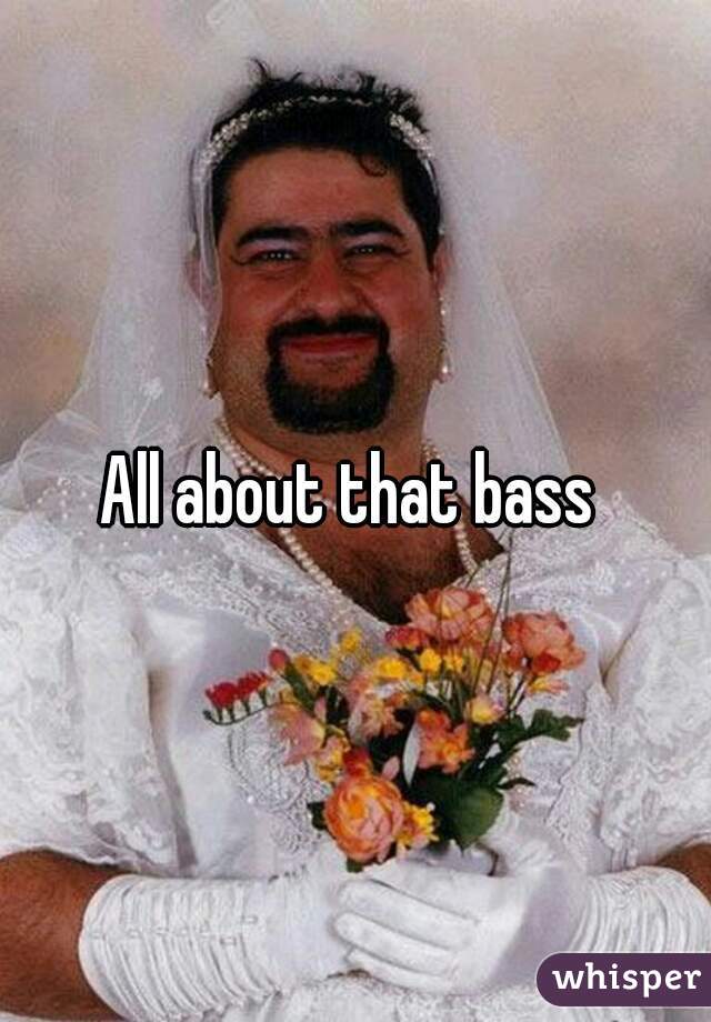 All about that bass 