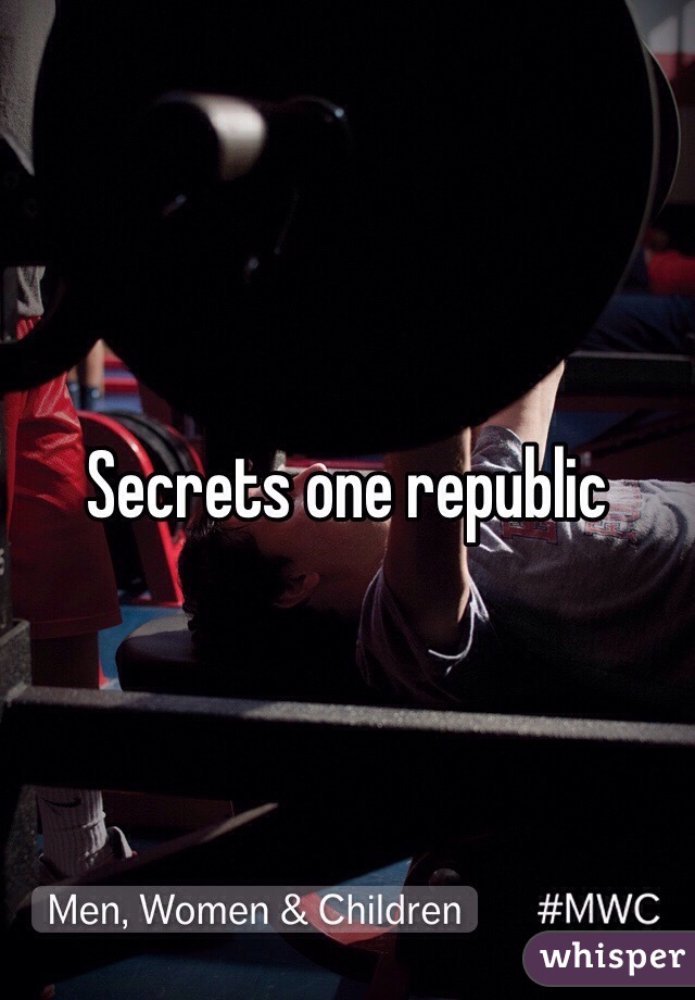 Secrets one republic 