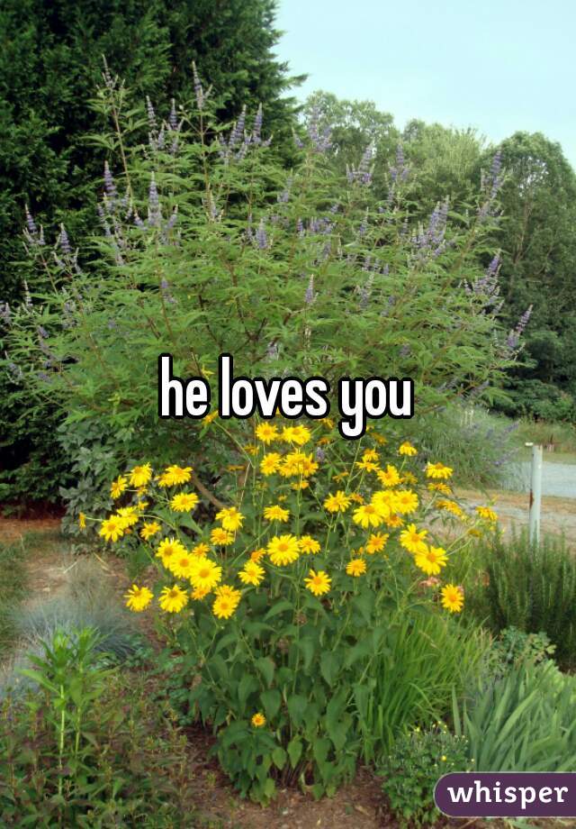 he loves you