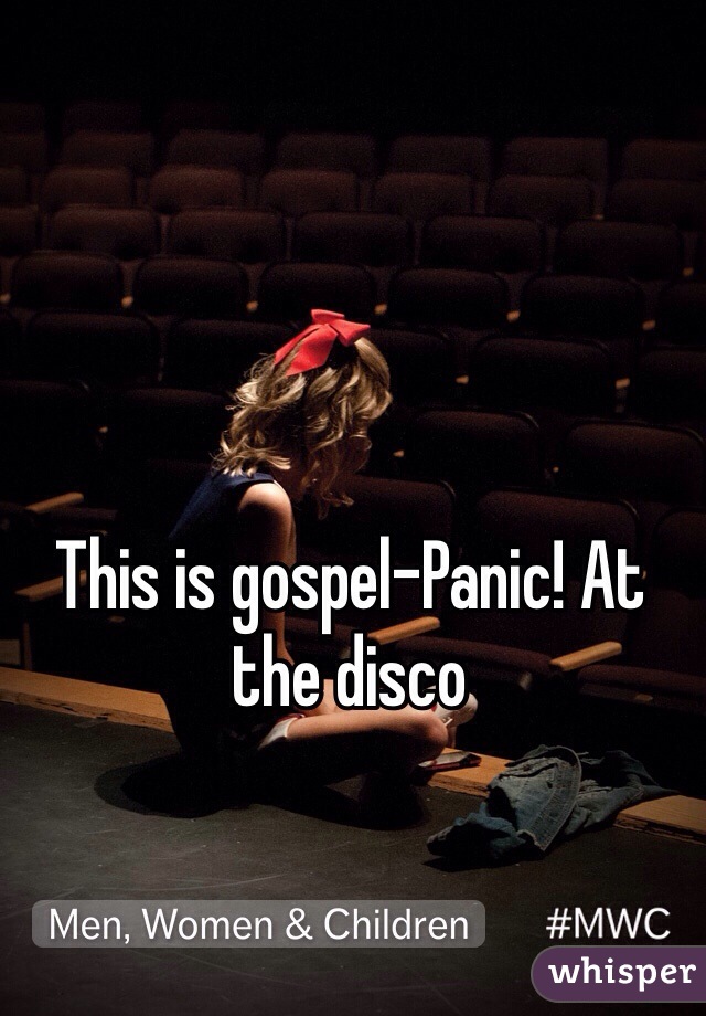 This is gospel-Panic! At the disco 