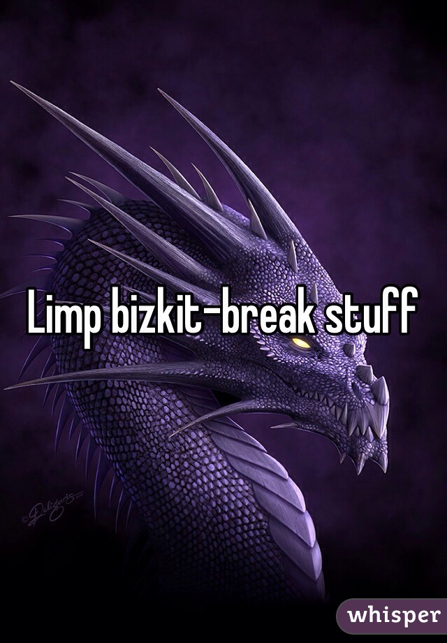 Limp bizkit-break stuff