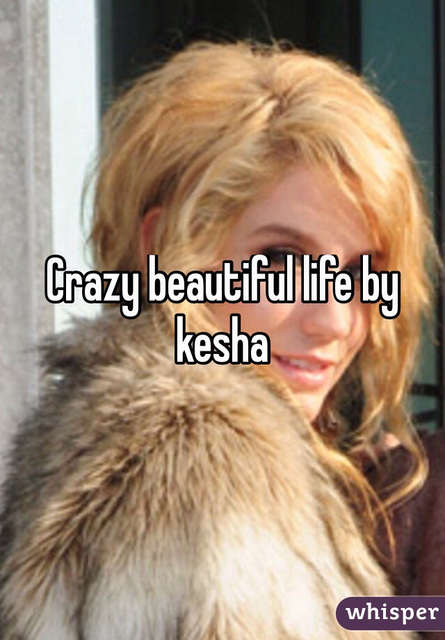 Crazy beautiful life by kesha
