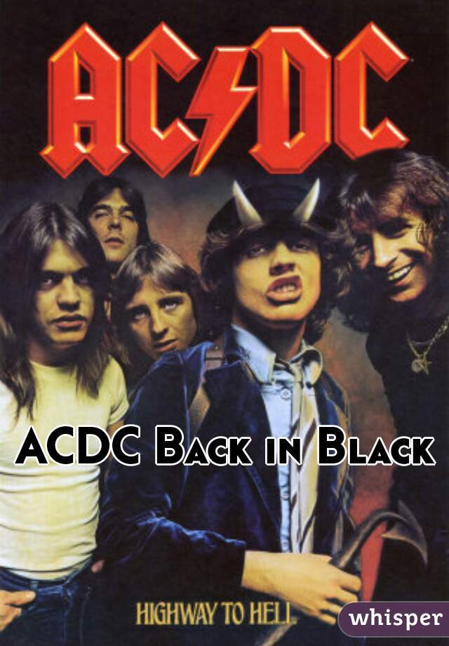 ACDC Back in Black