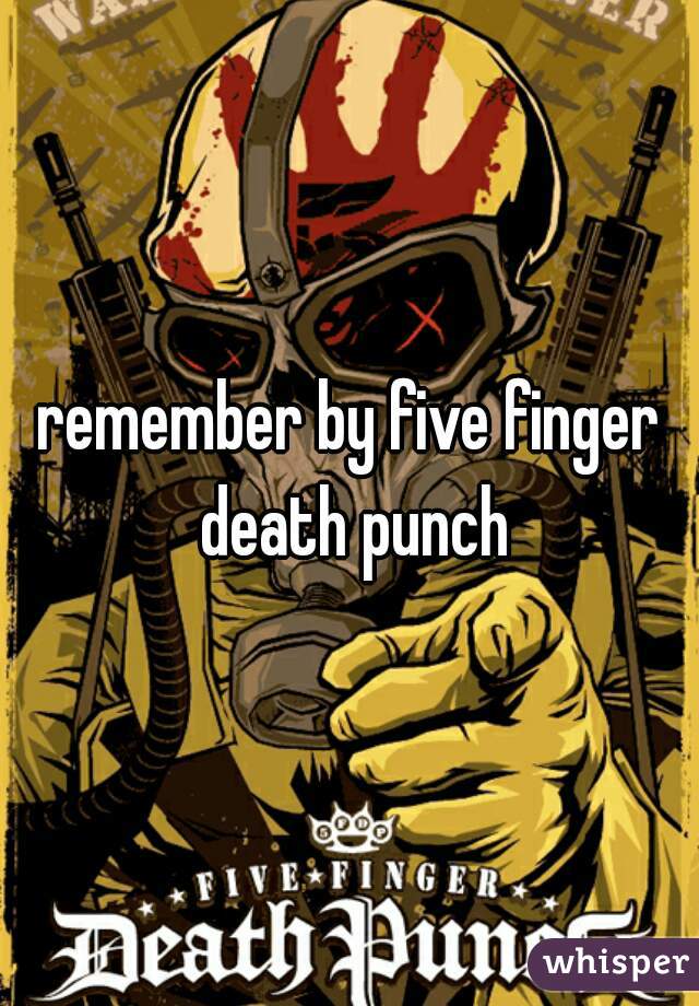 remember by five finger death punch