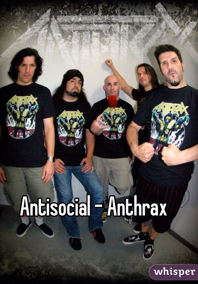 Antisocial - Anthrax