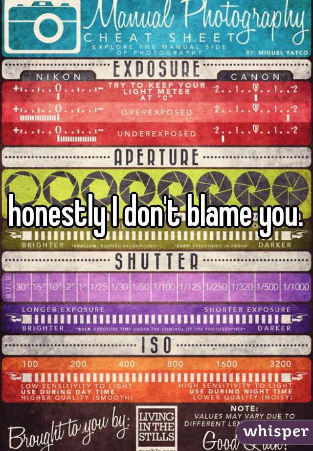 honestly I don't blame you.