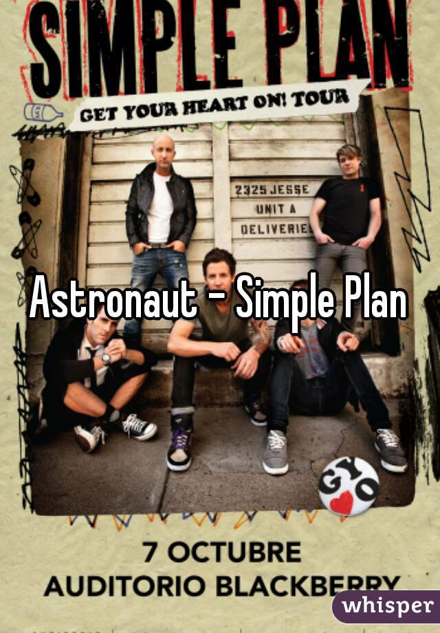 Astronaut - Simple Plan