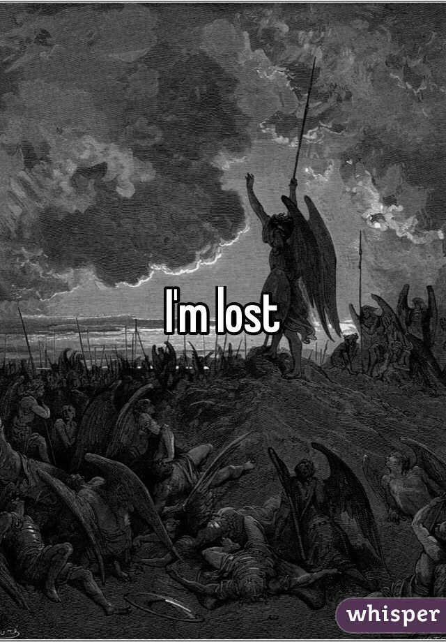 I'm lost

