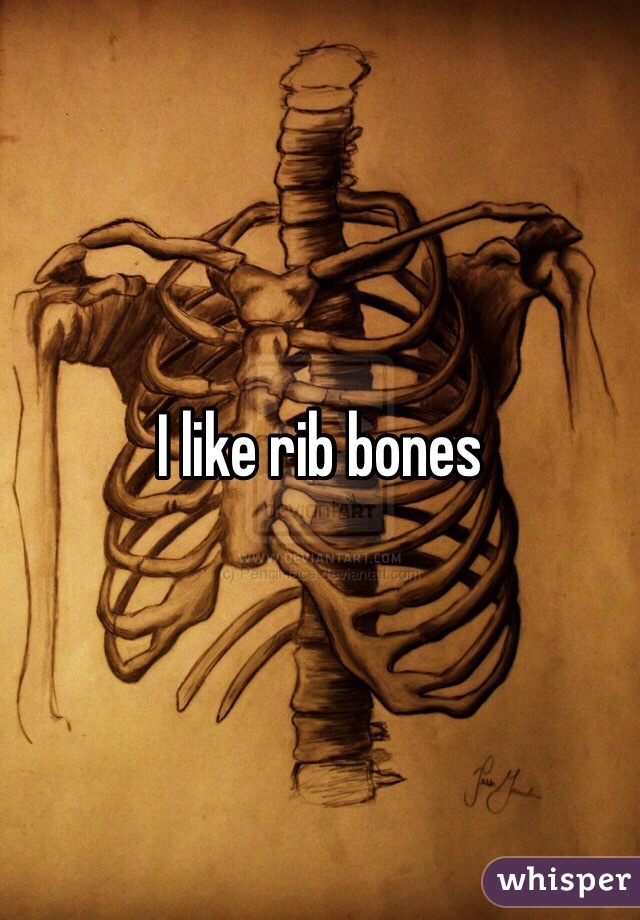 I like rib bones