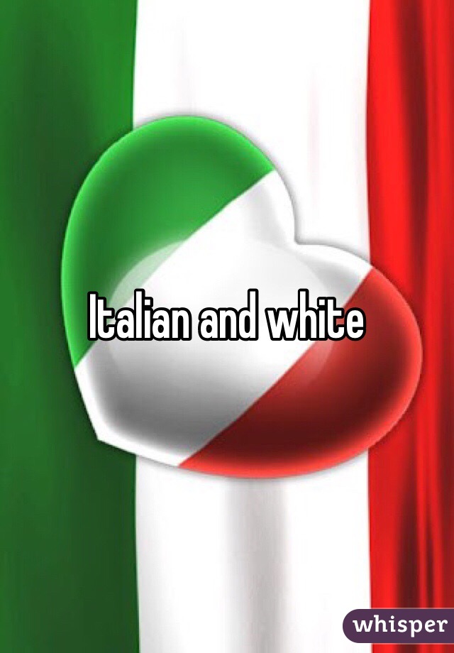 Italian and white