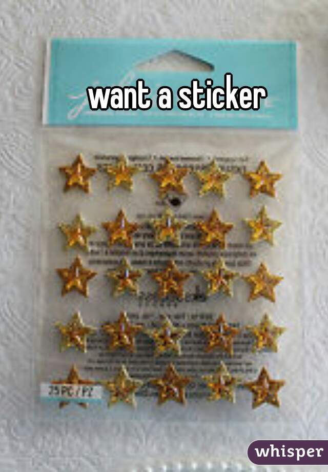 want a sticker 