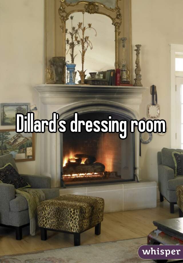 Dillard's dressing room