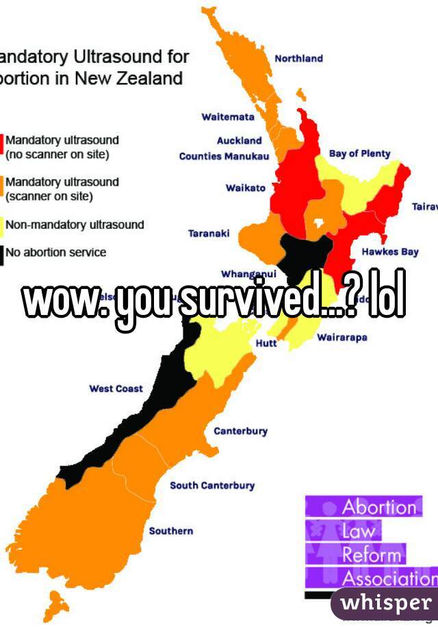 wow. you survived...? lol 
