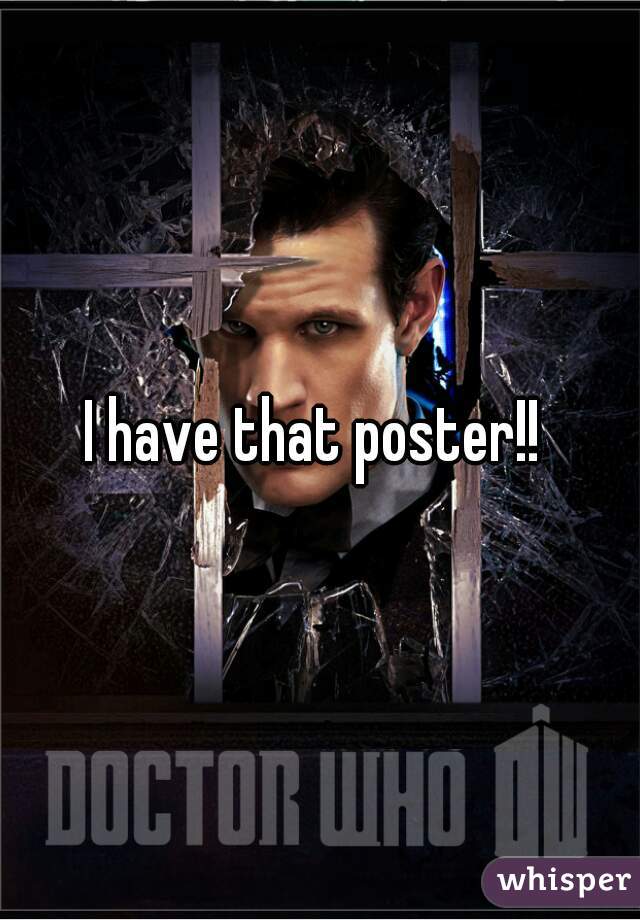 I have that poster!! 