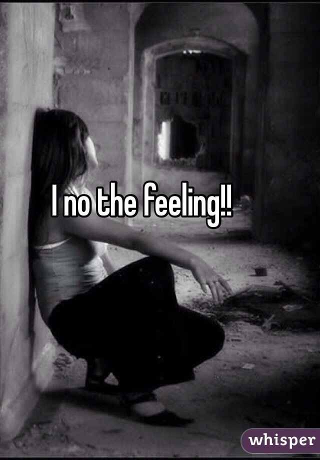 I no the feeling!! 
