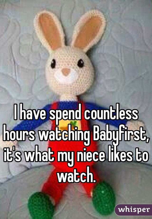 I have spend countless hours watching Babyfirst, it's what my niece likes to watch.