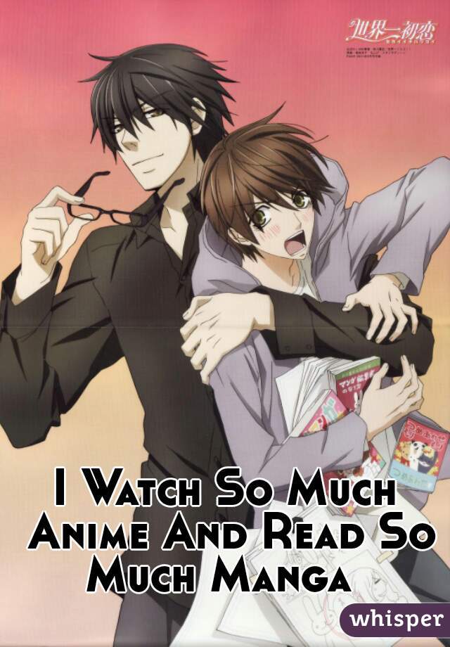 I Watch So Much Anime And Read So Much Manga  