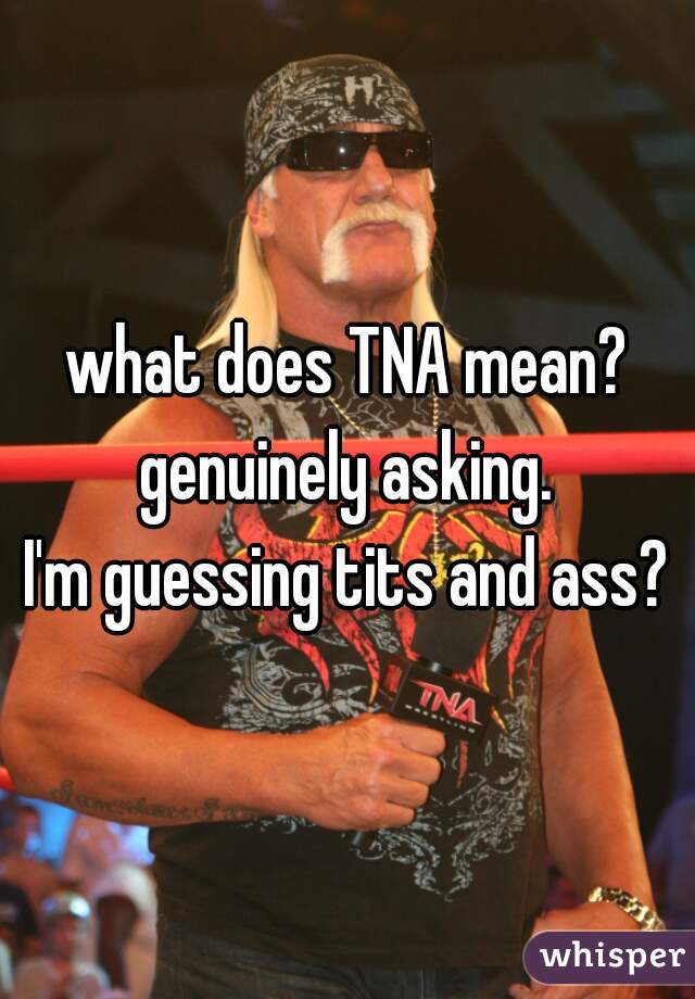 what does TNA mean? genuinely asking. 

I'm guessing tits and ass?