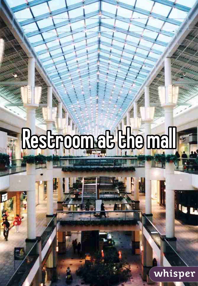 Restroom at the mall