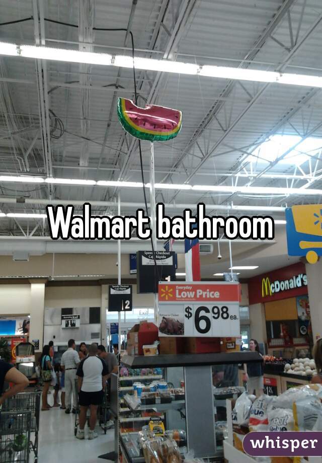 Walmart bathroom