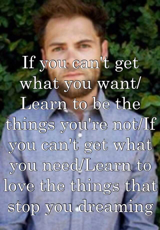 if-you-can-t-get-what-you-want-learn-to-be-the-things-you-re-not-if-you