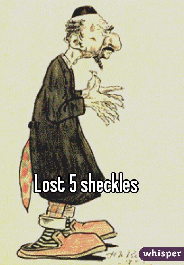 Lost 5 sheckles