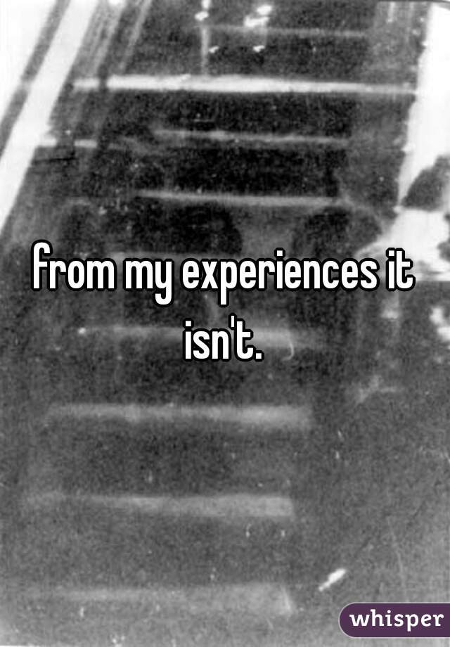 from my experiences it isn't. 