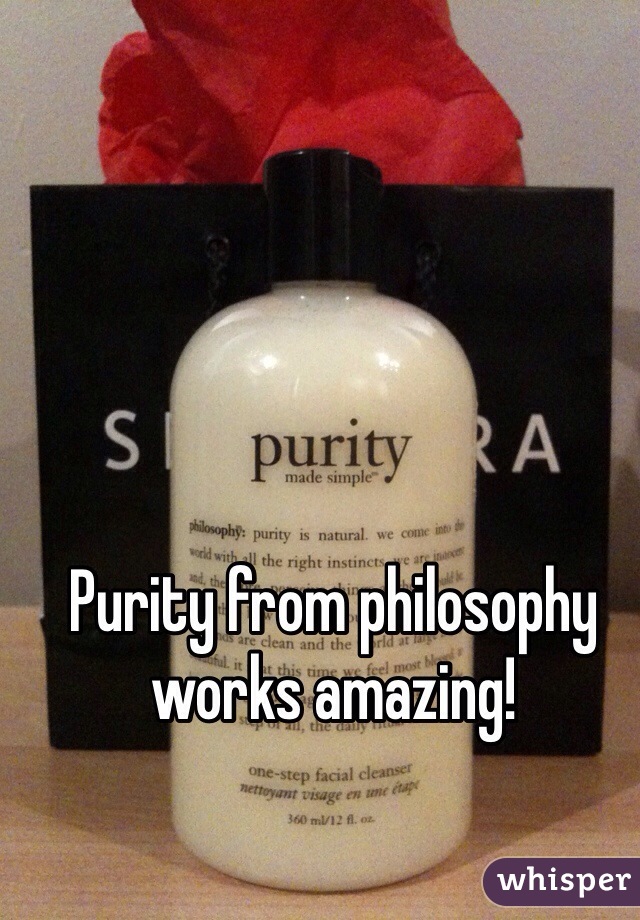 Purity from philosophy works amazing! 