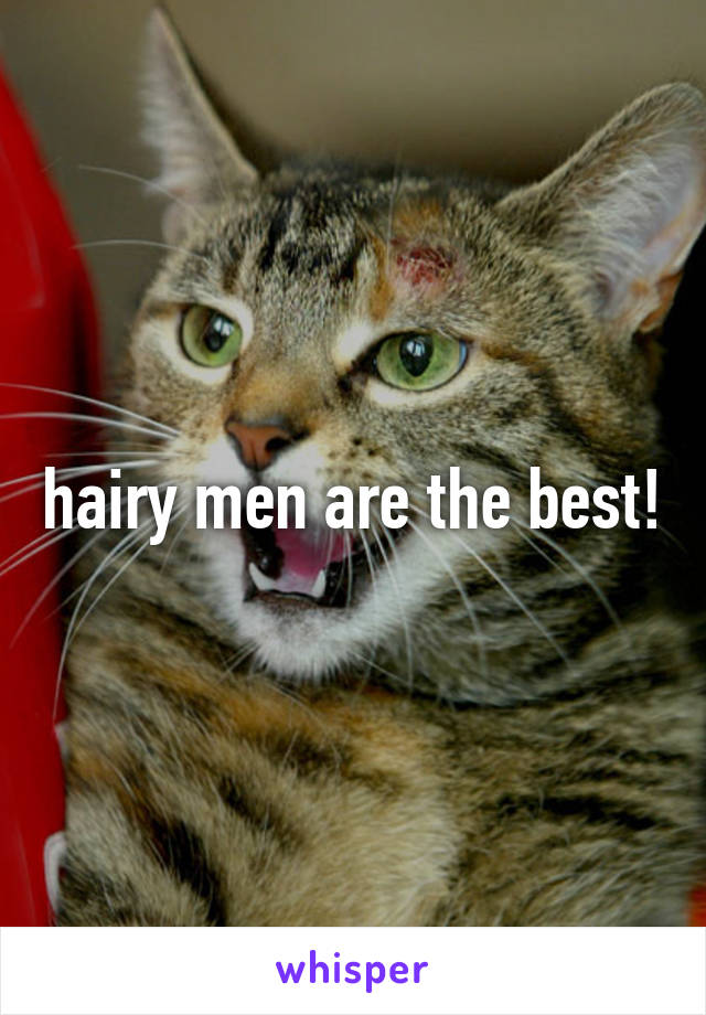 hairy men are the best!