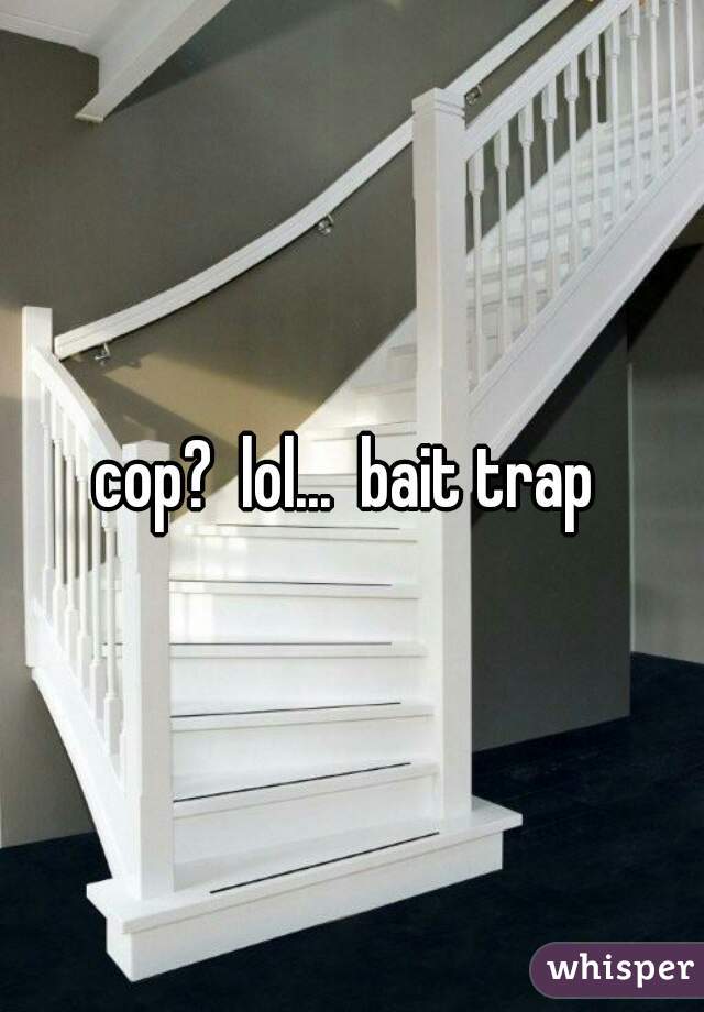 cop?  lol...  bait trap 