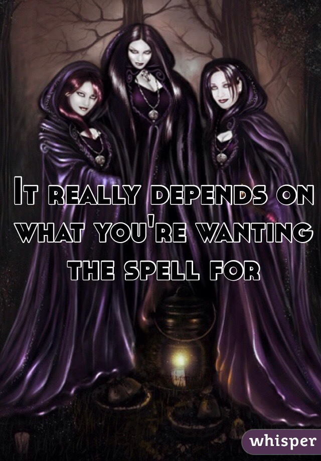 It really depends on what you're wanting the spell for 